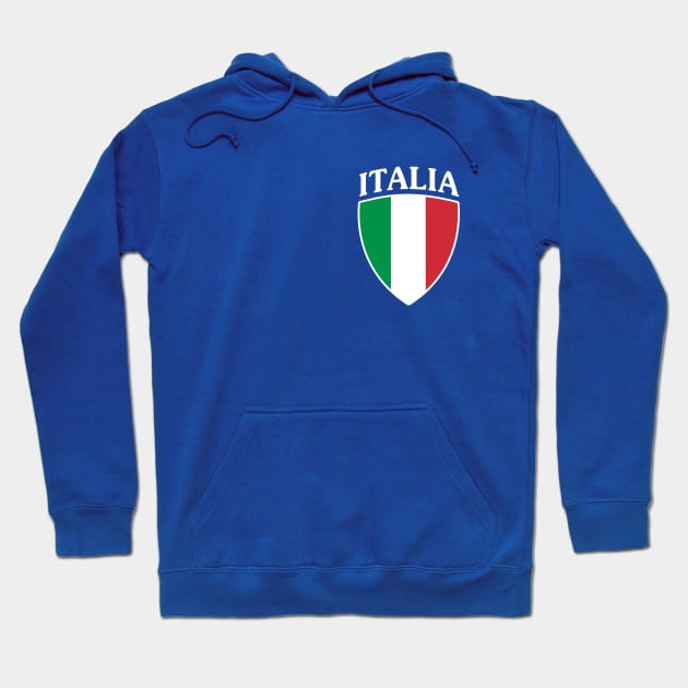 Italia Flag Italian Italy Italiano Hoodie by E